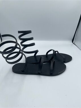 Ancient Greek Sandals Ofis Black Womens Size 40 (10)